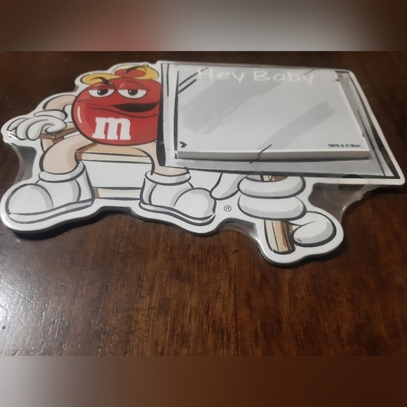 M&M Sticky Note Refrigerator Magnet - Picture 2 of 5